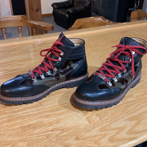 MENS VALBELLA 3 BLACK CAMO POPULAR HIKING STYLE FASHION BOOT SIZE 10 (43) COMFY! - Picture 14 of 16